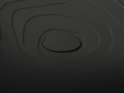 Copripiletta Doccia Splash Nero Africa