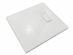 Piatto Doccia Stone 80X80 H2,6 In Resina Bianco