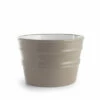 Lavabo Sospeso/Appoggio Bacile Cm.Ø46,5 H30 Argilla Opaco In Ceramica Lucido Argilla -arredo bagno negozio 20475 lavabo bacile argilla opaco 46 5 30