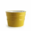 Lavabo Sospeso/Appoggio Bacile Cm.Ø46,5 H30 In Ceramica Lucido Giallo -arredo bagno negozio 20479 lavabo bacile giallo sirio 46 5 30