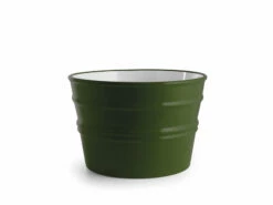 Lavabo Sospeso/Appoggio Bacile Cm.Ø46,5 H30 In Ceramica Lucido Verde Inglese