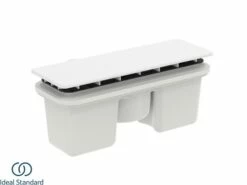 Piletta Per Piatto Doccia Ideal Standard® Ultra Flat New Con Coperchio Bianco Seta Opaco