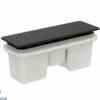 Piletta Per Piatto Doccia Ideal Standard® Ultra Flat New Con Coperchio Nero Seta Opaco -arredo bagno negozio 70610 scontornata