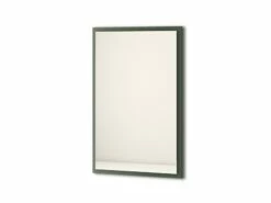 Specchio Bagno Con Luce Led Classic 90x59 Cm Verde Salvia Opaco