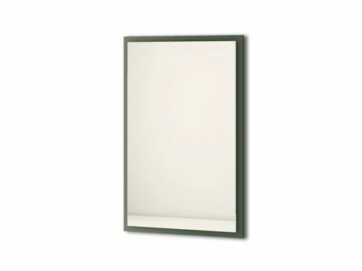 Specchio Bagno Con Luce Led Classic 90x59 Cm Verde Salvia Opaco -arredo bagno negozio 70871