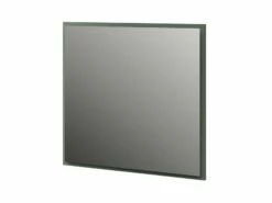 Specchio Bagno Con Luce Led Classic 90x98 Cm Verde Salvia Opaco