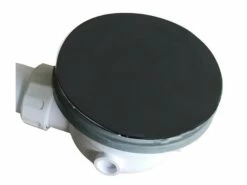 Piletta Doccia Puro Ø90 Mm Carbone Opaco