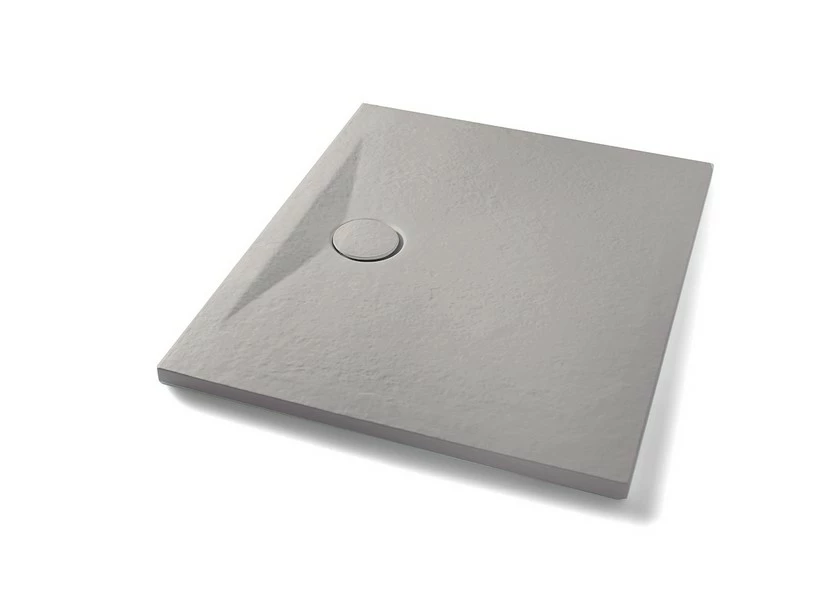 Piatto Doccia Appia Rettangolare 100x80 In Ceramica Effetto Pietra Grigio Opaco 3 Piatto Doccia Appia Rettangolare 100x80 In Ceramica Effetto Pietra Grigio Opaco