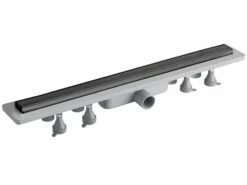 Canalina Raso-Doccia ABS/Inox 600 Mm Nero Opaco