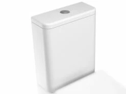 Cassetta Per Wc Monoblocco Ether Con Meccanismo Bianco Lucido