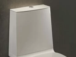 Cassetta Per Wc Monoblocco Berlino Con Attacco Acqua Posteriore In Ceramica Bianco