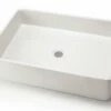 Lavabo Da Appoggio Cassino In Resina Opaco Bianco Carrara -arredo bagno negozio cassino lavabo arredo bianco