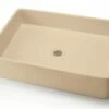 Lavabo Da Appoggio Cassino In Resina Opaco Crema Marfil 1 Lavabo Da Appoggio Cassino In Resina Opaco Crema Marfil -arredo bagno negozio cassino lavabo arredo crema 1