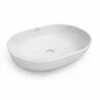 Lavabo Da Appoggio Castilla 48X35X14 In Ceramica Lucido Bianco