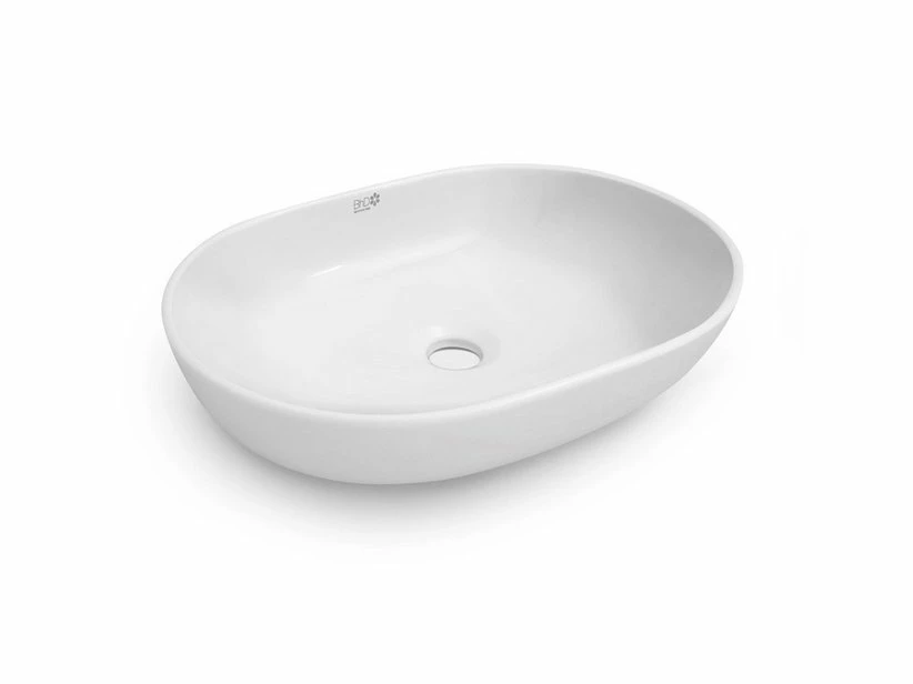 Lavabo Da Appoggio Castilla 48X35X14 In Ceramica Lucido Bianco 3 Lavabo Da Appoggio Castilla 48X35X14 In Ceramica Lucido Bianco