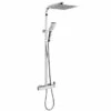 Colonna Doccia Elodie Con Soffione Quadrato Cromo -arredo bagno negozio colonna doccia elodie