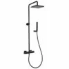 Colonna Doccia Feel Termostatica Nero Opaco A Risparmio Idrico 1 Colonna Doccia Feel Termostatica Nero Opaco A Risparmio Idrico -arredo bagno negozio colonna doccia feel nero risparmio idrico v3 nb