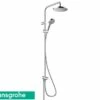 Colonna Doccia Hansgrohe® Vernis Blend Con Deviatore E Soffione Ø200 Tondo Cromo -arredo bagno negozio colonna doccia hansgrohe vernis blend con deviatore e soffione 200 tondo cromo 67838