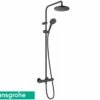 Colonna Doccia Hansgrohe® Vernis Blend Con Miscelatore Termostatico E Soffione Ø200 Tondo Nero 2 Colonna Doccia Hansgrohe® Vernis Blend Con Miscelatore Termostatico E Soffione Ø200 Tondo Nero -arredo bagno negozio colonna doccia hansgrohe vernis blend con miscelatore termostatico e soffione 200 tondo nero 67841
