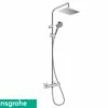 Colonna Doccia Hansgrohe® Vernis Shape Showerpipe 230 Con Termostatico Cromo -arredo bagno negozio colonna doccia hansgrohe vernis shape showerpipe 230 con termostatico cromo