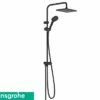 Colonna Doccia Hansgrohe® Vernis Shape Showerpipe 230 Nero Opaco -arredo bagno negozio colonna doccia hansgrohe vernis shape showerpipe 230 nero opaco