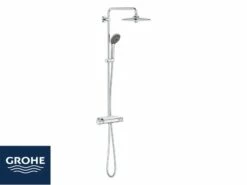 Colonna Doccia Termostatica Grohe® Vitalio Joy 260 Con Mensola Cromo