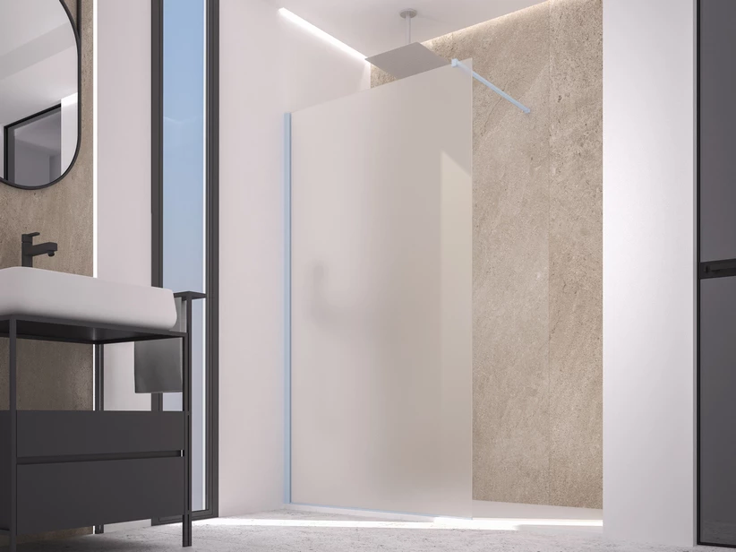 Doccia Walk In Zen 96 Cm H200 Cristallo 6 Mm Trasparente Blue Vintage 3 Doccia Walk In Zen 96 Cm H200 Cristallo 6 Mm Trasparente Blue Vintage