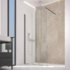 Doccia Walk In Zen 96 Cm H200 Cristallo 6 Mm Trasparente Antracite -arredo bagno negozio doccia zen walk in trasparente antracite 3