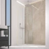 Doccia Walk In Zen 92 Cm H200 Cristallo 6 Mm Trasparente Champagne -arredo bagno negozio doccia zen walk in trasparente champagne 2