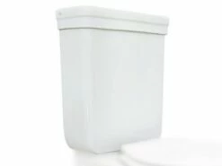 Cassetta Per Wc Monoblocco Epoque Con Meccanismo Incluso - Fin Bianco Lucido