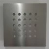 Griglia Copripiletta HTR In Inox Con Fori Tondi -arredo bagno negozio griglia copripiletta htr inox 67681