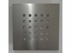 Griglia Copripiletta HTR In Inox Con Fori Tondi