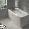 Vasca Idromassaggio Jacuzzi® Essential 150X90 Schienale A Destra -arredo bagno negozio jacuzzi essential 150 90 1
