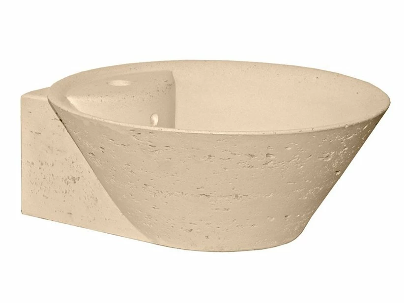 Lavabo Da Appoggio Top Coppa In Resina Opaco Travertino 3 Lavabo Da Appoggio Top Coppa In Resina Opaco Travertino