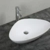 Lavabo Da Appoggio Panaro 59x39 H13,5 In Ceramica Bianco Lucido -arredo bagno negozio lavabo ceramica panaro bianco
