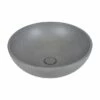 Lavabo Da Appoggio Concrete Ø44 H14,5 Cemento -arredo bagno negozio lavabo da appoggio concrete 44 h14 5 cemento