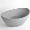 Lavabo Da Appoggio Concrete 54,8x34,8 H18,5 Cemento -arredo bagno negozio lavabo da appoggio concrete 54 8x34 8 h18 5 cemento