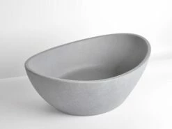 Lavabo Da Appoggio Concrete 54,8x34,8 H18,5 Cemento