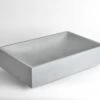 Lavabo Da Appoggio Concrete 58,2x36,5 H15 Cemento -arredo bagno negozio lavabo da appoggio concrete 58 2x36 5 h15 cemento