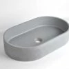Lavabo Da Appoggio Concrete 60x35 H12 Cemento