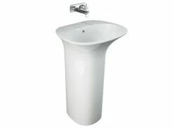 Lavabo Freestanding Berlino Senza Foro Miscelatore Bianco