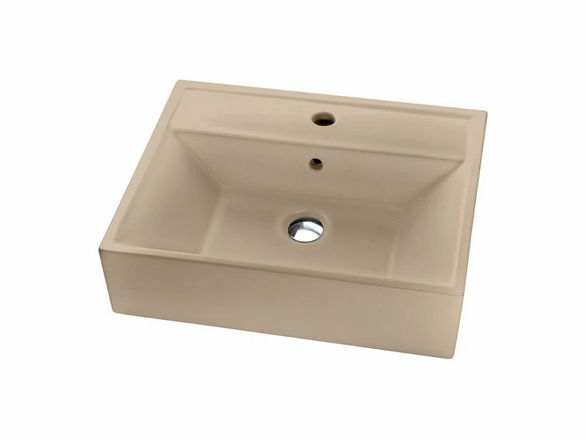 Lavabo Da Appoggio Luxor 50X41,5 In Resina Opaco Crema Marfil 3 Lavabo Da Appoggio Luxor 50X41,5 In Resina Opaco Crema Marfil