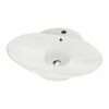 Lavabo Da Appoggio Menphis 61X49 In Resina Opaco Bianco Carrara -arredo bagno negozio lavabo memphis bianco