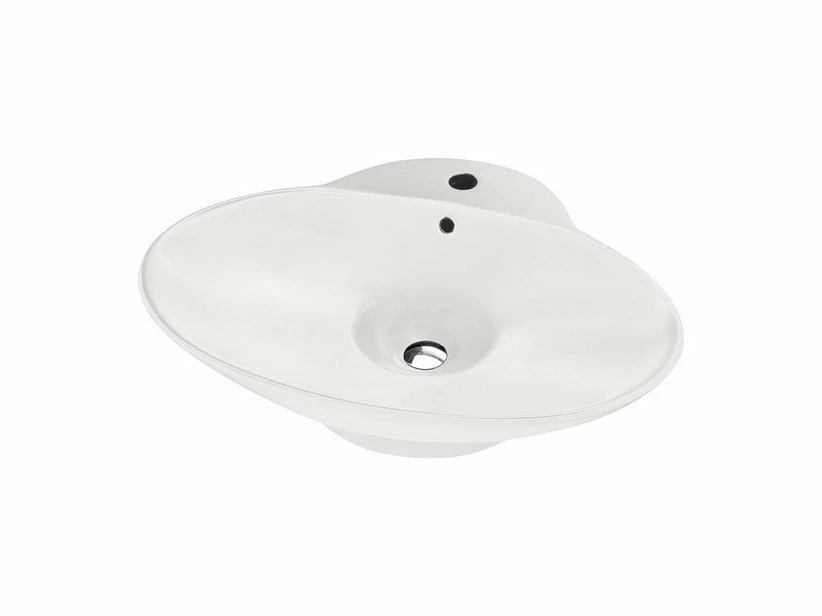 Lavabo Da Appoggio Menphis 61X49 In Resina Opaco Bianco Carrara 3 Lavabo Da Appoggio Menphis 61X49 In Resina Opaco Bianco Carrara