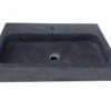 Lavabo Appoggio/Incasso Purestone Recife 60X40Xh10 Pietra Naturale Nero -arredo bagno negozio lavabo purestone recife nero 60x40 1