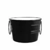 Lavabo Sospeso/Appoggio Bacile Midi Cm.Ø38 H24 Con Anelli In Ceramica Lucido Nero 1 Lavabo Sospeso/Appoggio Bacile Midi Cm.Ø38 H24 Con Anelli In Ceramica Lucido Nero -arredo bagno negozio lavabo sospeso appoggio bacile midi cm 38 h24 con anelli in ceramica lucido nero