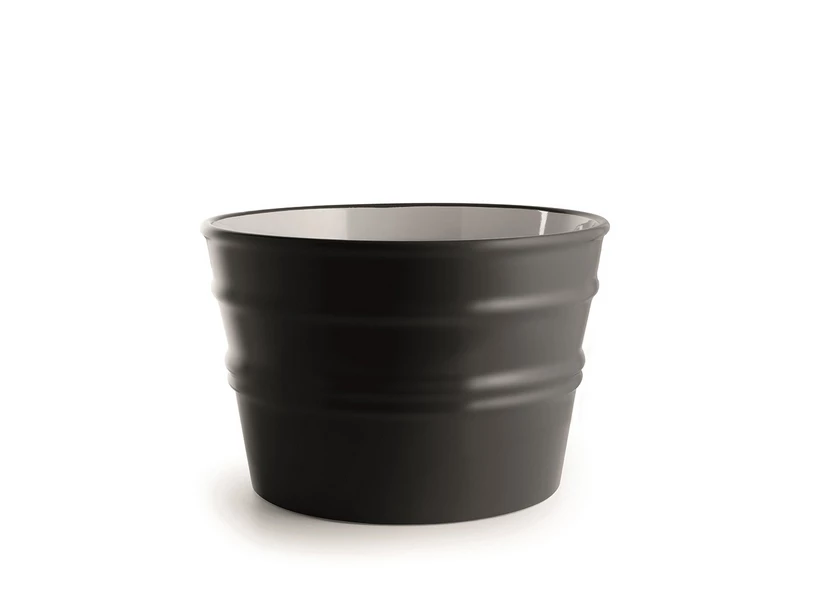 Lavabo Sospeso/Appoggio Bacile Midi Cm.Ø38 H24 In Ceramica Nero Opaco 3 Lavabo Sospeso/Appoggio Bacile Midi Cm.Ø38 H24 In Ceramica Nero Opaco