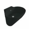 Lavabo Lavatoio Sospeso/Appoggio Tino 60X50Xh.30 In Ceramica Opaco Nero -arredo bagno negozio lavabo tino nero matt alto
