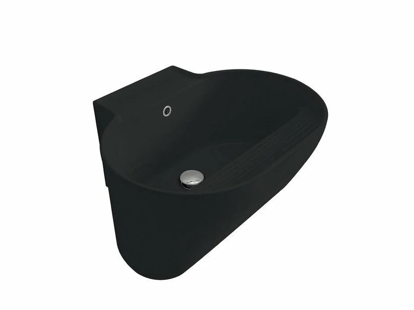 Lavabo Lavanderia Tino 60X50Xh30 Con Strofinatoio Nero Opaco 3 Lavabo Lavanderia Tino 60X50Xh30 Con Strofinatoio Nero Opaco