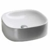 Lavabo Da Appoggio Wild 45 Cm Bianco Opaco